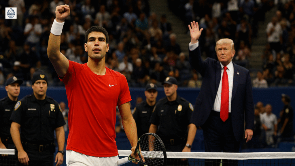 Alcaraz Final Amid Tight Security as Trump Returns to US Open