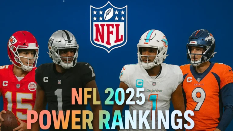 NFL 2025 Power Rankings: Eagles Favorite, Texans Rising