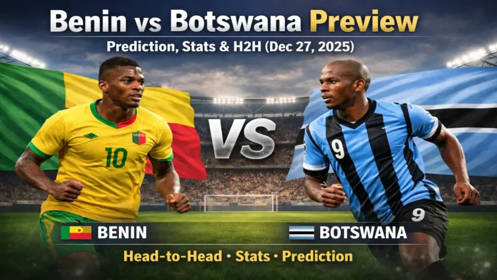Benin vs Botswana Preview Prediction, Stats & H2H (Dec 27, 2025)