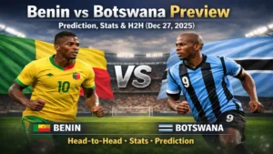 Benin vs Botswana Preview Prediction, Stats & H2H (Dec 27, 2025)